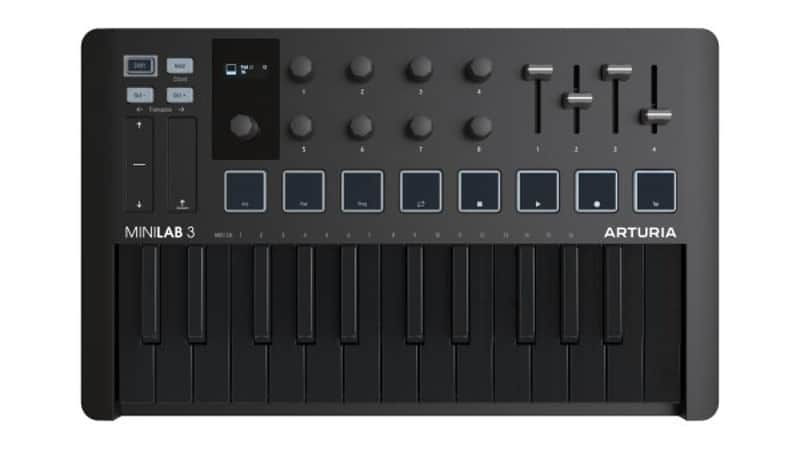 Arturia Limited Edition Portable 25-Key MIDI Controller, Deep Black image 1