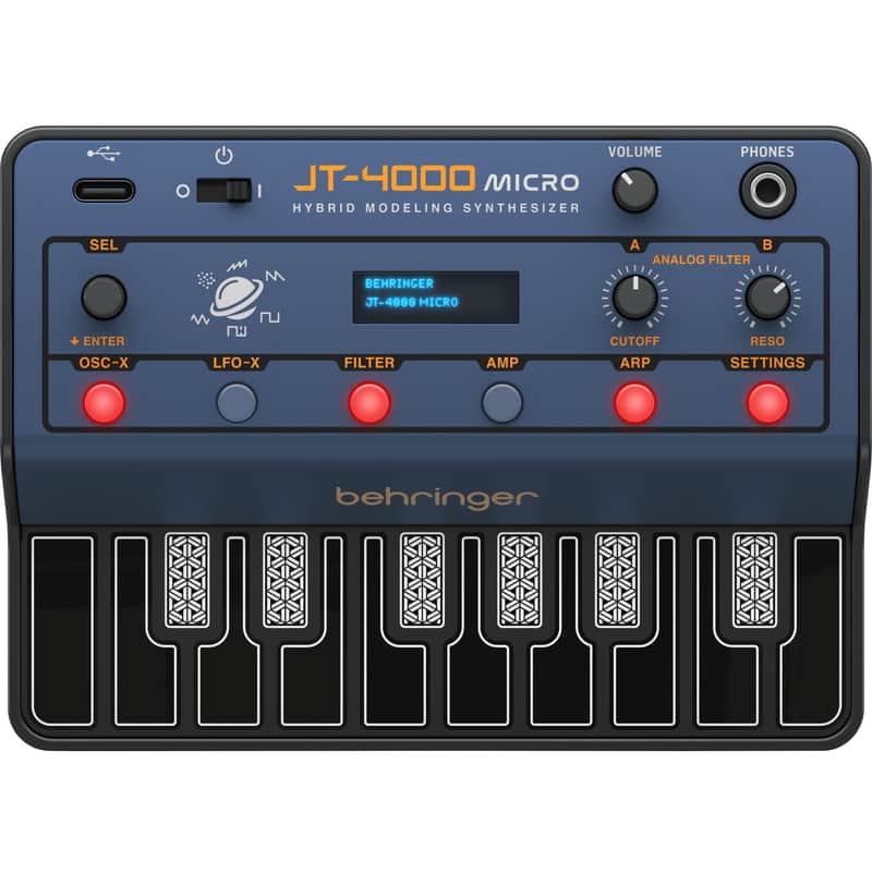 Behringer JT-4000 Micro 4-Voice Hybrid Modeling Synthesizer image 1