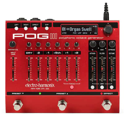 Electro-Harmonix POG3 Polyphonic Octave Generator Pedal - Open Box image 1