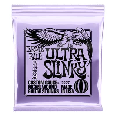 Ernie Ball 2227 Electric Guitar Strings (10-48) Ultra Slinky image 1