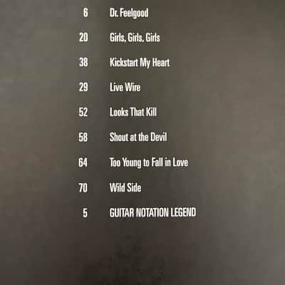 Motley Crue- Guitar Play-Along - Guitar Tab / Tablature Book and Backing Tracks image 3