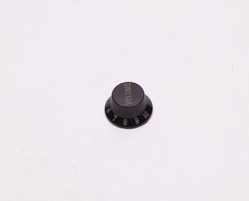 1970s Vintage Fender Stratocaster Volume Single Knob Black USA Strat image 1