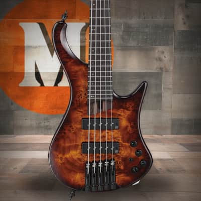 Ibanez EHB Ergonomic Headless Bass 5 String w/Bag - Dragon Eye Burst Low Gloss (EHB1505SDEL) image 1