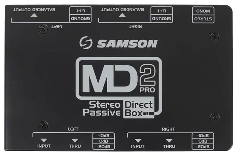 Samson MD2-PRO Stereo Passive Direct Box image 1