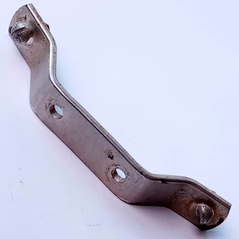*Kent Snare Drum Butt Plate Nickel Plated Kenmore Vintage 50s-60s 3.25"Parts USA image 1