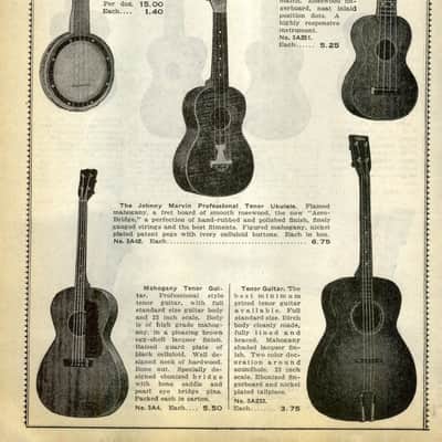 Vintage Harmony Johnny Marvin Professional “Tenor” Concert Ukulele image 23