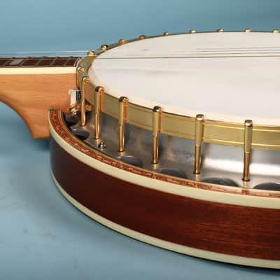 Crown Kent Vintage 4 String Banjo with Block Inlays MIJ Japan image 13