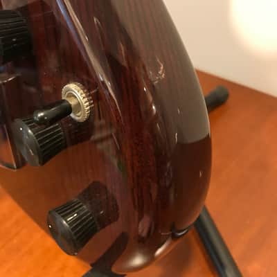 Westone Genesis bass guitar w/ case 1987 Burgundy Ash image 9
