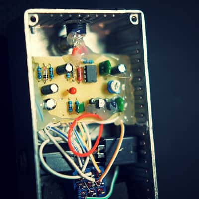 Orange Compressor Effect Pedal By Mojo Gear /Dan Armstrong's orange squeezer clone/vintage image 5