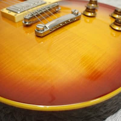 1990 made Greco EG-550 LP Standard   Old Cherry SB Bolt on Neck/Screamin Pickup Fujigen Factory Made in Japan image 10