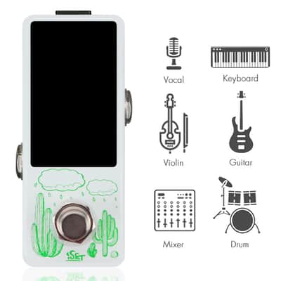 ISET Chromatic Tuner Pedal Tuner For Guitar Bass Violin And More Music Instruments image 4