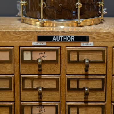 Canopus Zelkova exotic wood 14X6.5" Snare Drum image 5