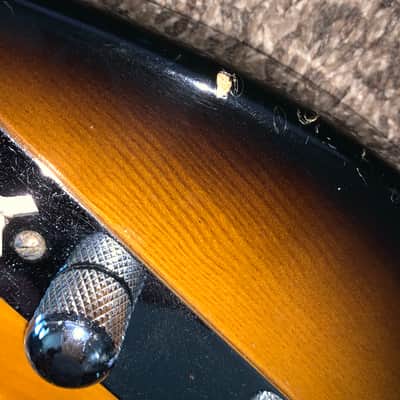 Vintage 1986 Fender TL-52 Telecaster      Reissue Electric   guitar  two tone  sunburst Nashville  conversion modded  made in japan image 3