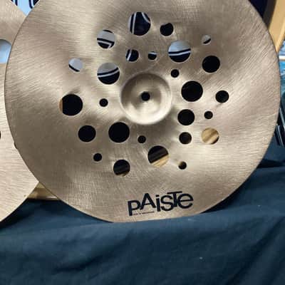 Paiste - Tris Imboden's, Chicago, PST Series 14" Swiss Hat 548g, paired with Swiss Flanger Stack Bottom 592g 2015 image 9