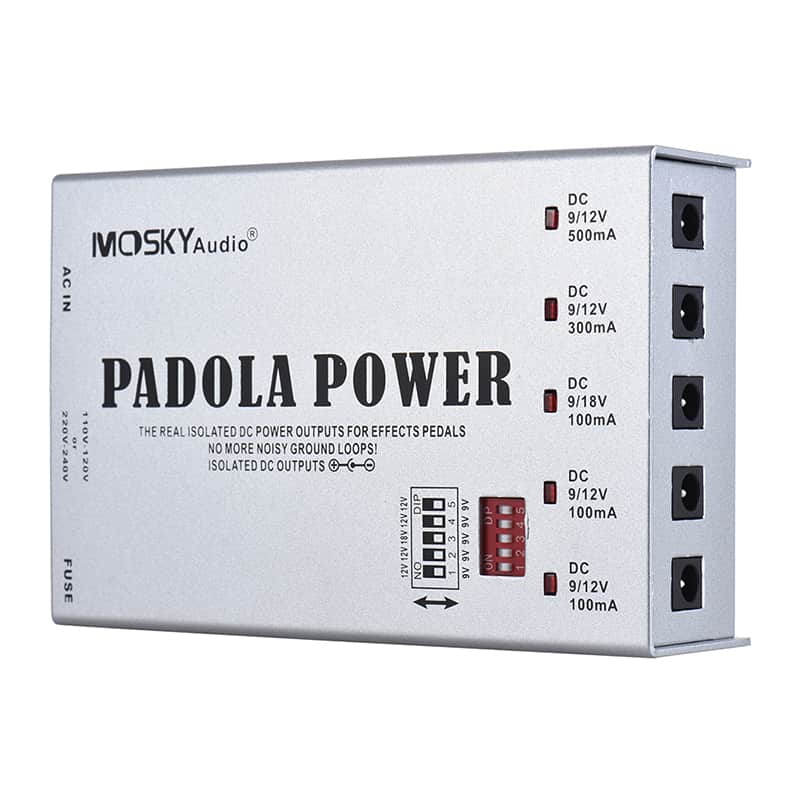 Padola Power Isolate Pedal Power Supply-Internal toroidaltransformer for DC 9V/12V/18v Guitar Pedal image 1