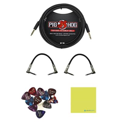 Boss RC-500 Loop Station Bundle w/ 2-Pack S6P48 Woven Right Angle Patch Cable, Pig Hog "Black Woven" Instrument Cable, 12-Pack Guitar Pick, 9V Power Adapter & Liquid Audio Polishing Cloth image 2