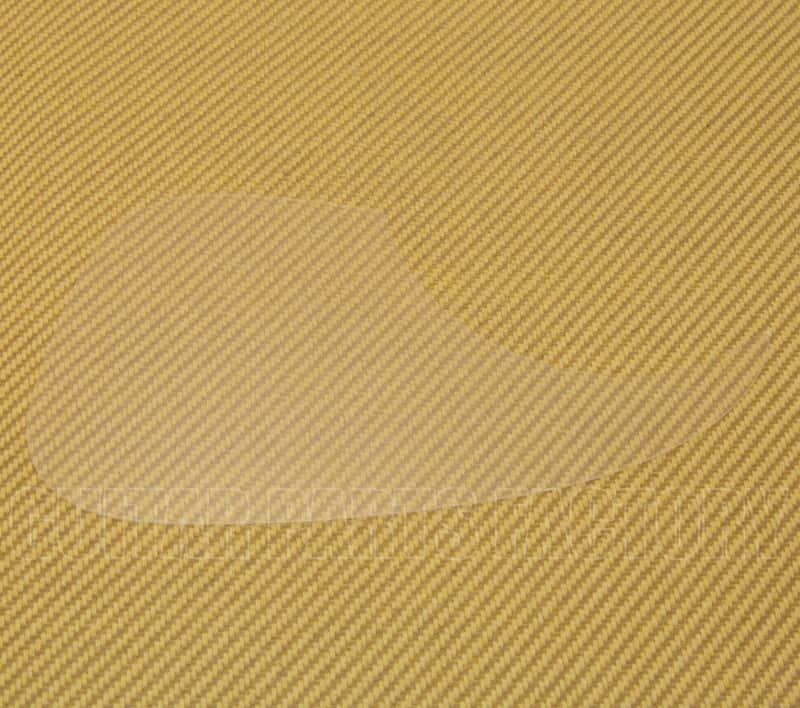 PG-M20-CL Clear Tapered Acoustic Guitar Pickguard Self-Adhesive image 1