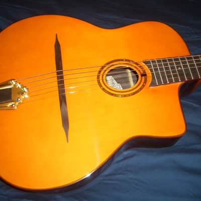 ON SALE! Cafe Americain Gypsy Jazz Guitar, From France Devan II Student Model. image 2