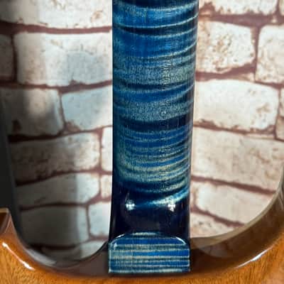 PRS Custom 24-08 Wood Library - 10 Top- Stainded Neck - Ziricote FB-Black Smoked HW -DMO- PS-Indigo- LTD. image 10