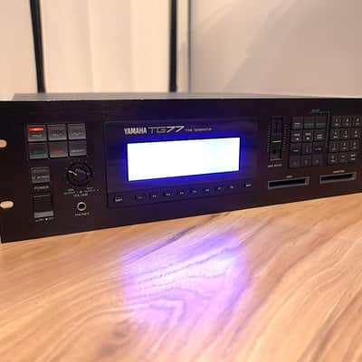 Yamaha TG-77 Synthesizer with Bright Blue LCD Display image 3