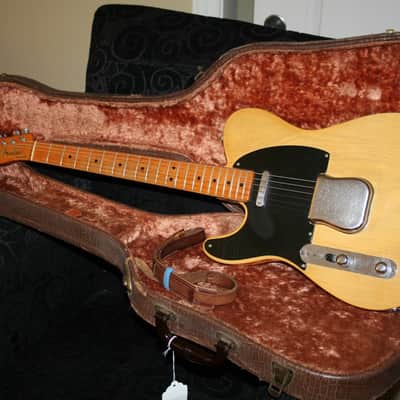Left Handed 1952 Fender Blackguard Tele, Likely the First True Lefty Telecaster Ever Built! image 3