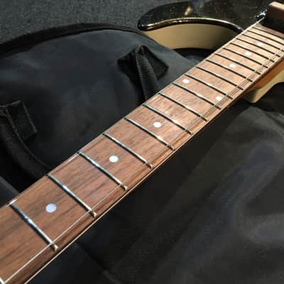 No.075423 Rare!! DANELECTRO HOTED Black Metallic EX--- image 12