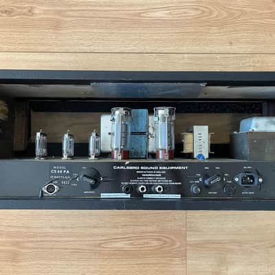 Vintage 1960s Carlsbro CS60 PA Valve Amplifier Head image 4