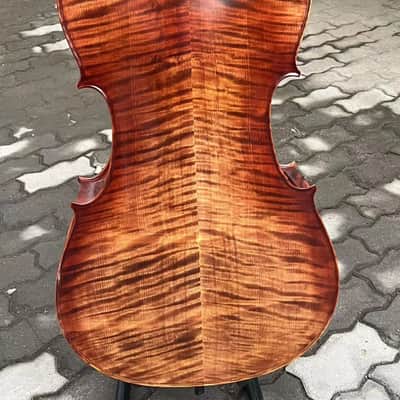 Copy Stradivari left Cello 4/4 Old spruce ,Full Size 100% Hand Made, Solid Wood image 7