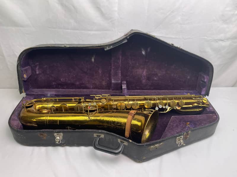 Buescher Vintage True Tone Baritone Saxophone 1927-1928 S/N 224362 MII All Original image 1