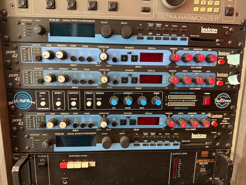 Lexicon PCM 80 Digital Effects Processor 1990s - Black image 1