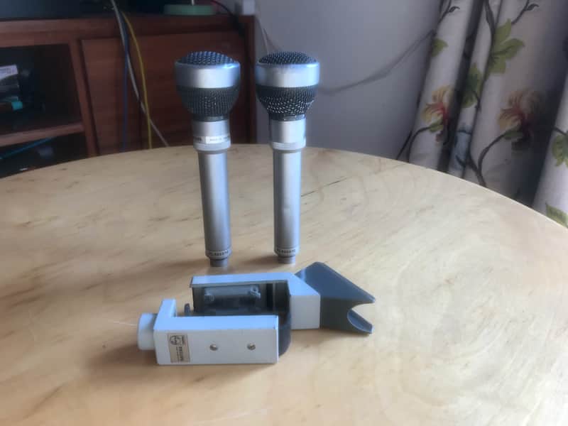 a pair of Philips EL 6033/10 OMNI/CARDIOID superb mic's!! | Reverb