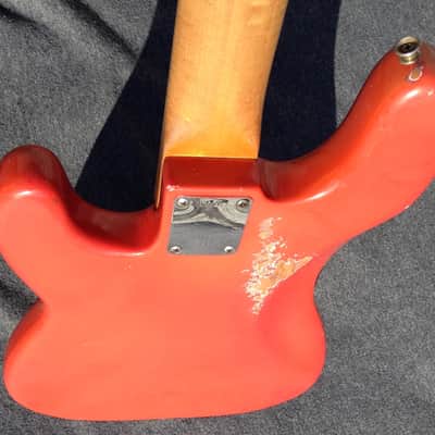 Fender Precision Bass 1963 - Fiesta Red - Custom Color - image 9