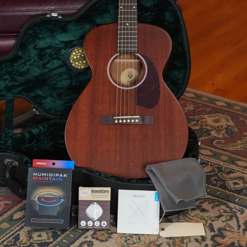 Guild M-20 Natural All African Mahogany Concert Acoustic Guitar #0317 image 1