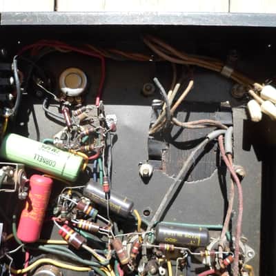 Grommes model 250K mono tube audio amplifier EL34 6L6 project 1950's image 6