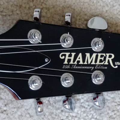 Hamer USA 25th Anniversary Artist Mahogany 1998 Trans Cherry image 3