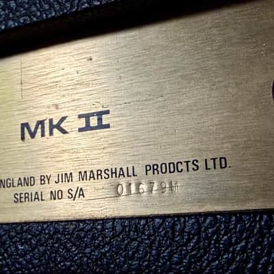 Marshall JMP 1987 MK II 50-Watt Guitar Amp Head 1980 - Black image 6