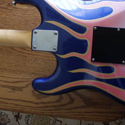 Squier  Tom DeLonge Single Humbucker Squier W/TBS Tone Control Added.  1985-86 Circa image 8