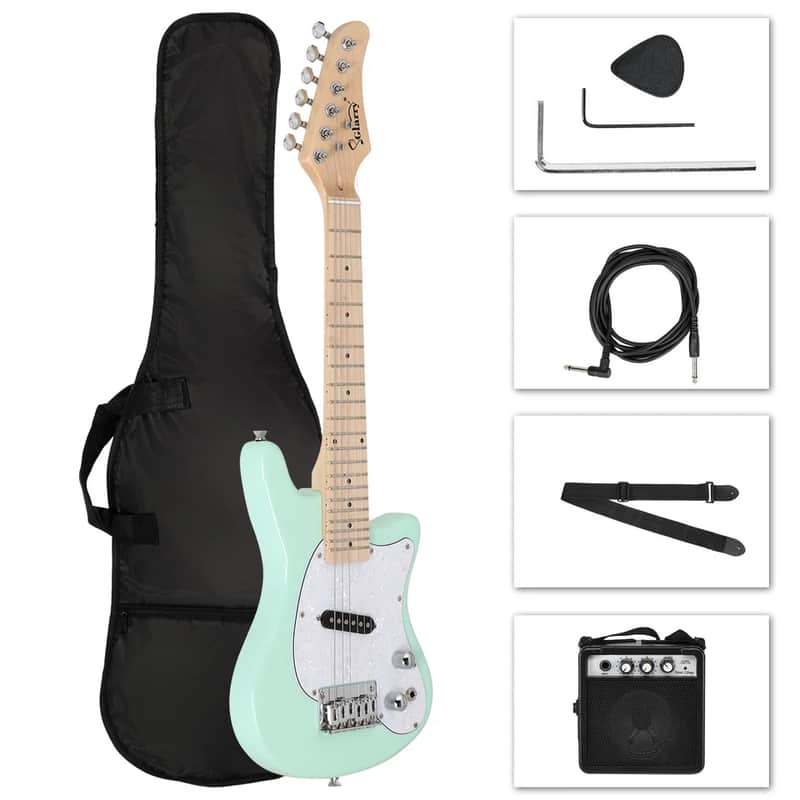 Glarry 30" Junior Electric Guitar Mini Size for Kids With Amp image 1