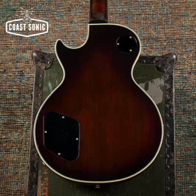 1980 Greco EG-500C Les Paul Custom Made in Japan Tobacco Sunburst w/case image 8