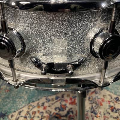 Russ McKinnon's Tower of Power, Joe Cocker, Elton John, DW 5x14" Collector's Maple Snare Drum 2005 - Silver Sparkle image 22