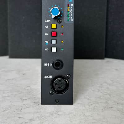 API 512c 500 Series Mic Preamp Module 2000 - Present - Black image 9