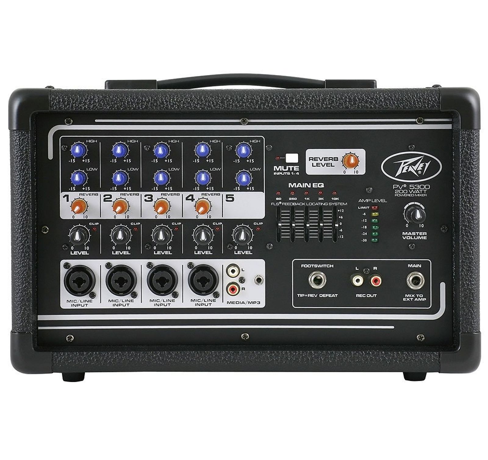 Peavey PV5300 5-Channel Powered Mixer | Reverb