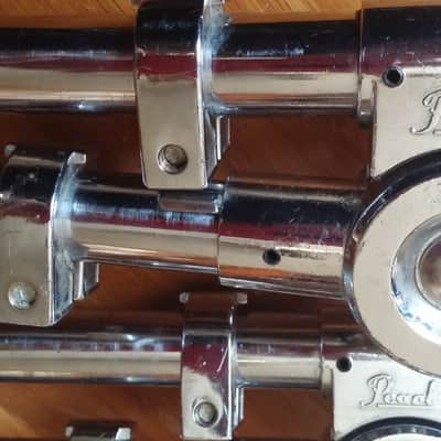 VINTAGE Pearl Tom Mount Arms  80s PAIR 4 MEMORY LOCKS All Original image 7