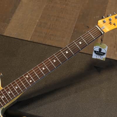 Unplayed! 2021 Fender Custom Shop Imperial Arc '72 Masterbuilt Paul Waller Thinline Telecaster Electric Guitar Gold over Sunburst + COA OHSC image 7
