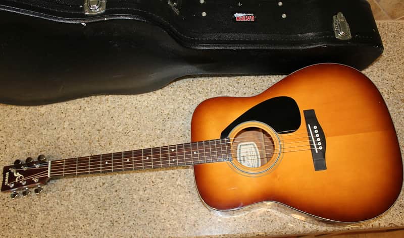 Yamaha FG-413S SDB Yamaha Acoustic Guitar with Gator hardcase | Reverb