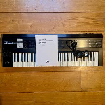 Roland D-50 61-Key Linear Synthesizer • Rare Almost Mint Condition • Serviced & Warranty • Memory Card and Roland Bag