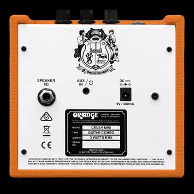 Orange CRUSH MINI 3-watt Portable Guitar Amp image 4