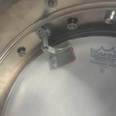 Ludwig No. 400 Super-Ludwig 5x14" 10-Lug Brass Snare Drum with Keystone Badge 1960 - 1963 - Chrome-Plated image 4