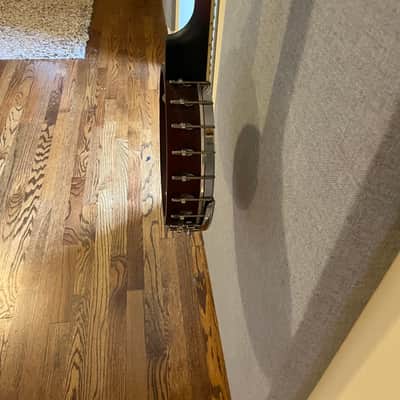 Washburn B6 Americana Series Open-Back 6-String Banjo 2010s - Natural Mahogany image 7
