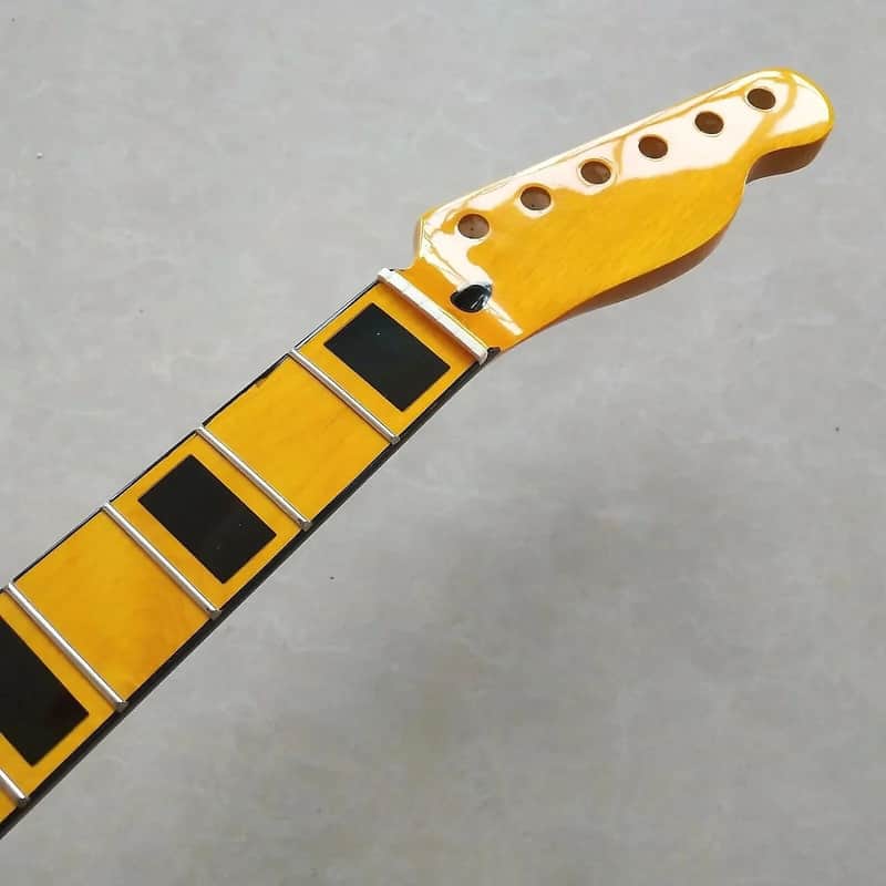 Natural Glossy Finish Tele Telecaster Style Guitar Maple Neck image 1